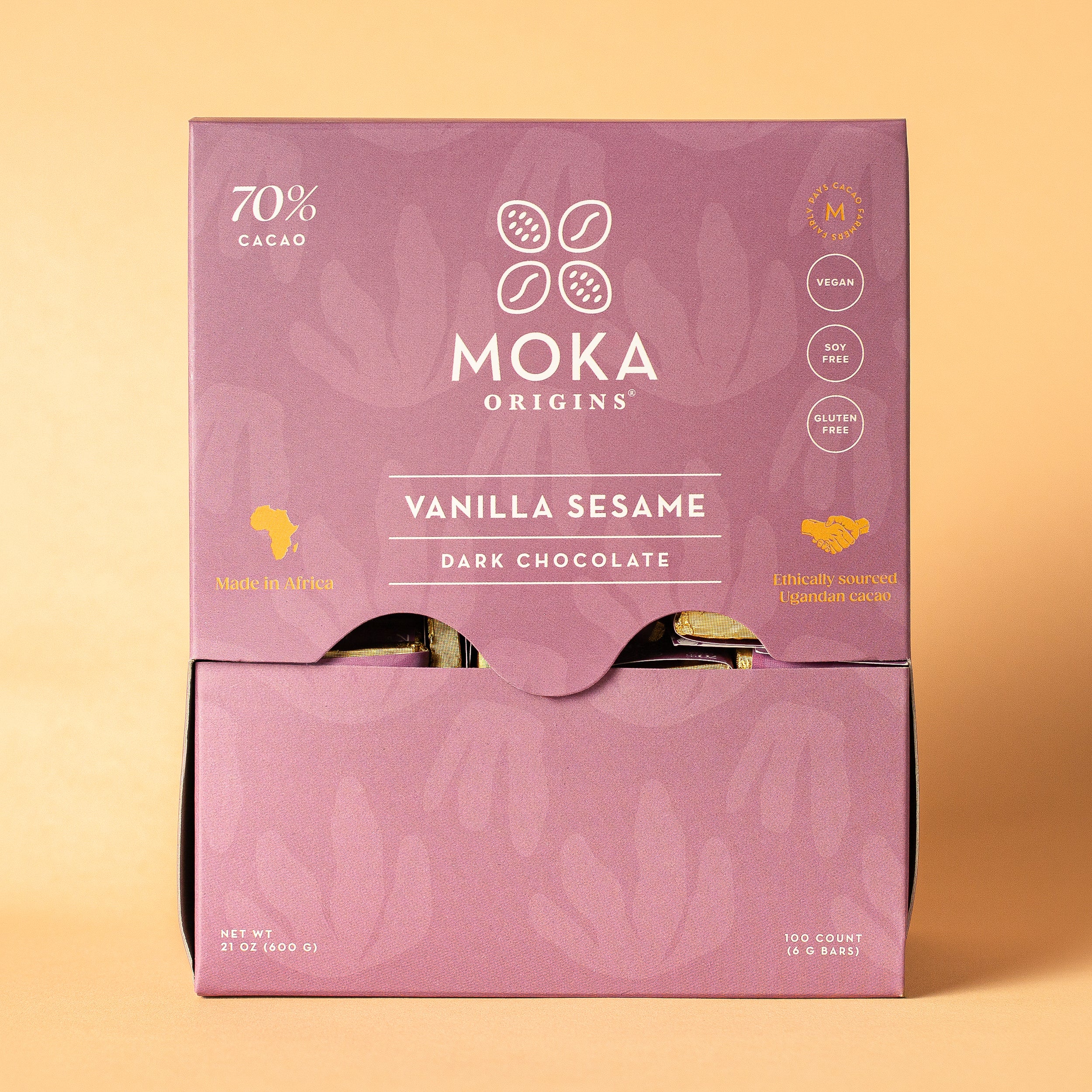 Vanilla Sesame Mini Chocolates Box