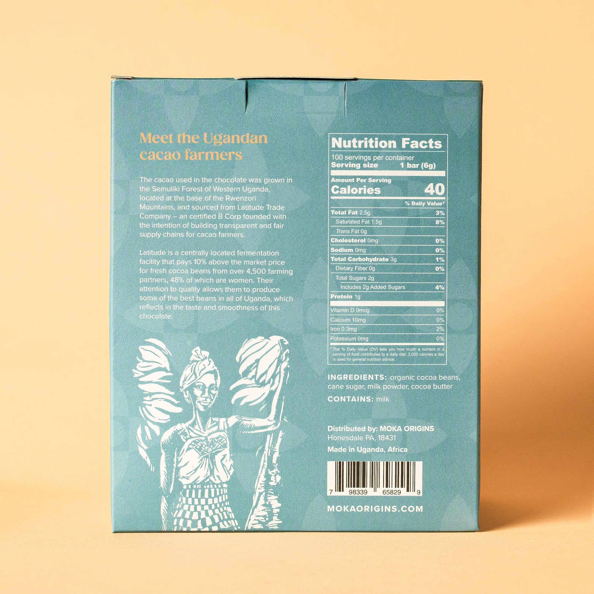 Uganda Dark Milk Mini Chocolates Box
