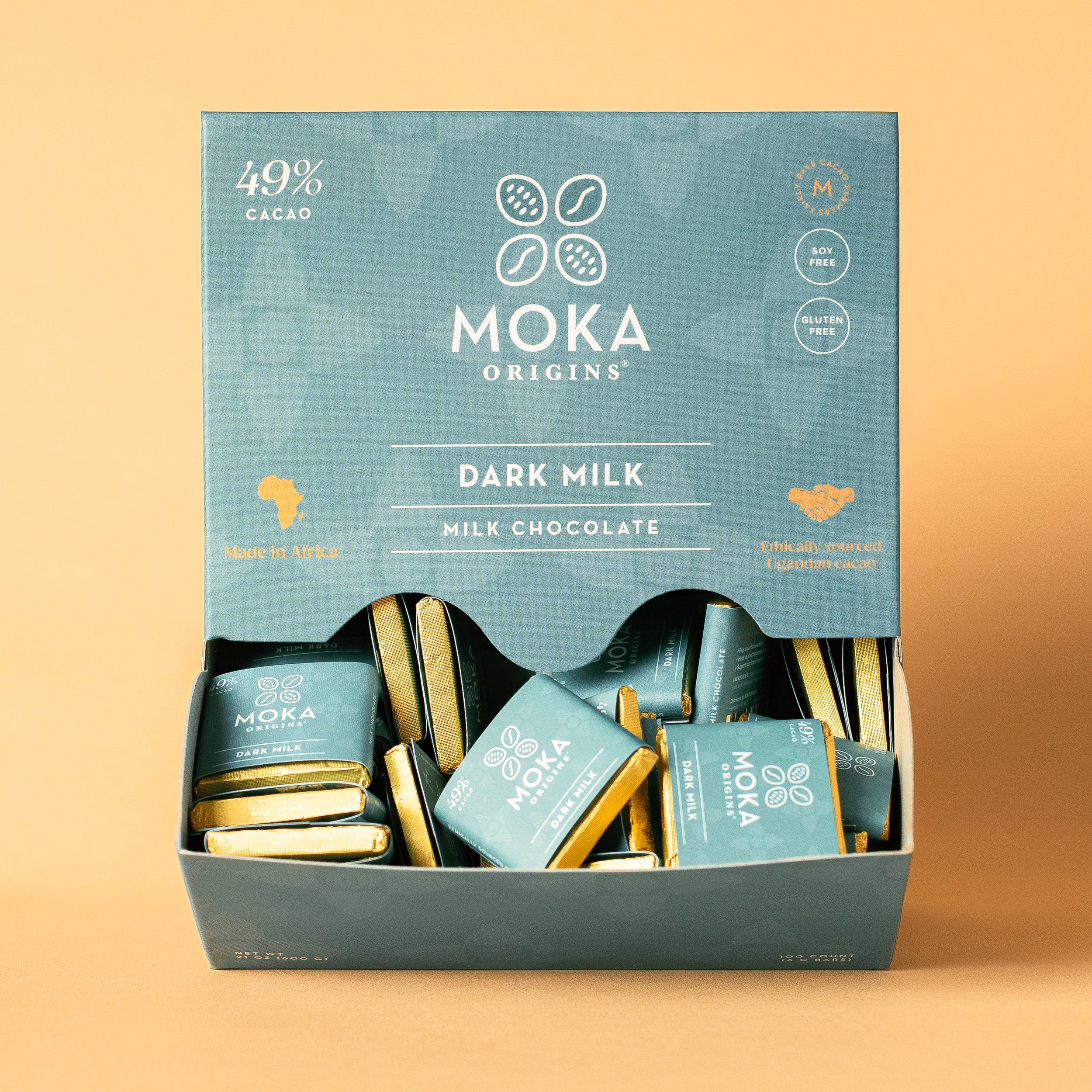 Uganda Dark Milk Mini Chocolates Box - Main Image