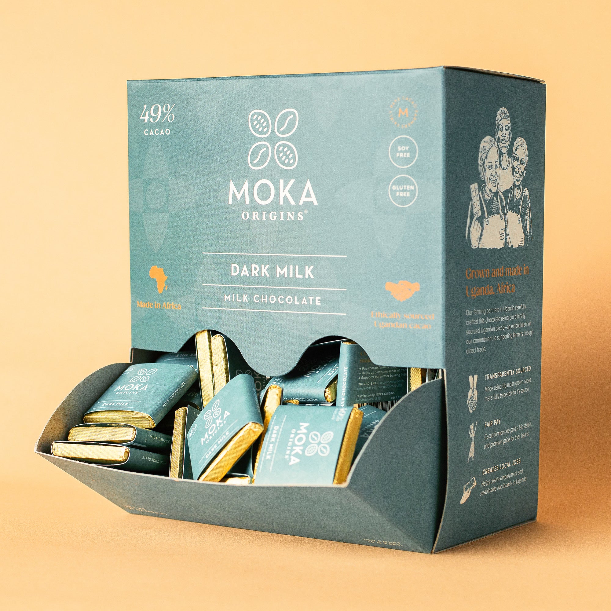 Uganda Dark Milk Mini Chocolates Box