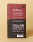 Cherry Dark Chocolate bar, back of package with ingredients and nutrition facts