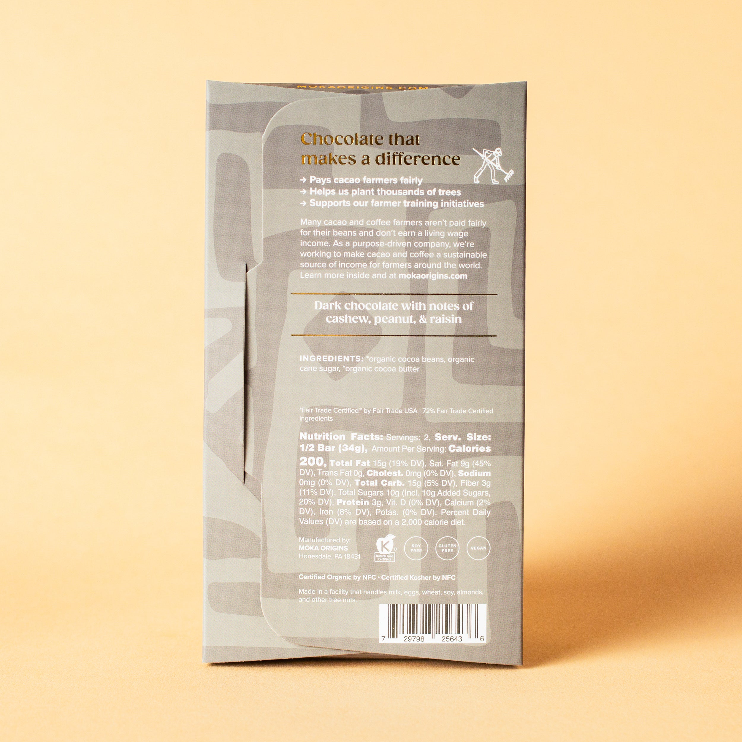 Ghana 72% Dark Chocolate – Moka Origins