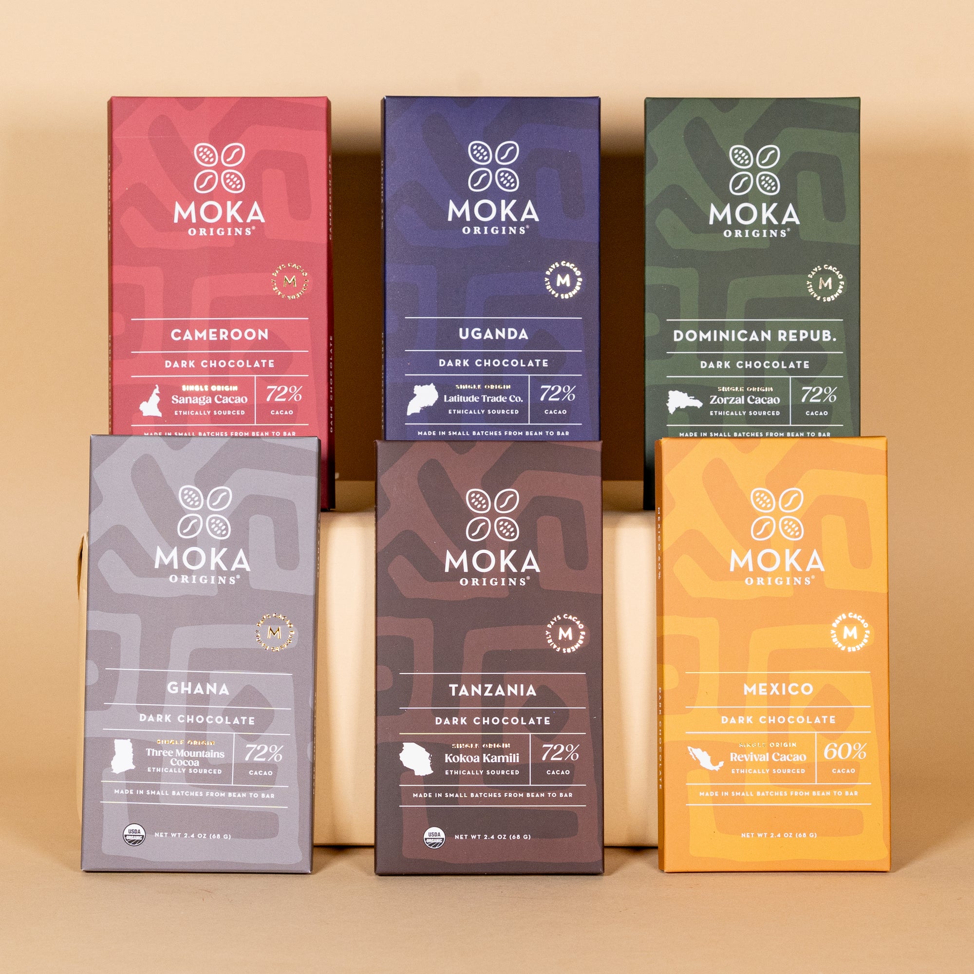 6-Bar Single Origin Chocolate Set