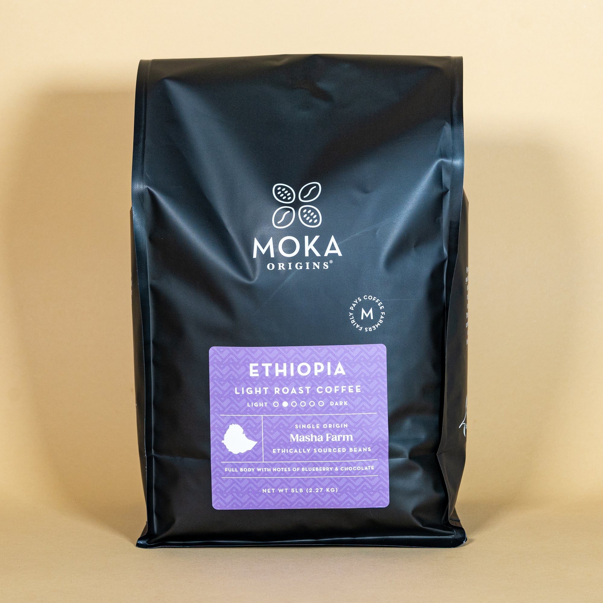 Ethiopia Masha Farm Coffee 5lb