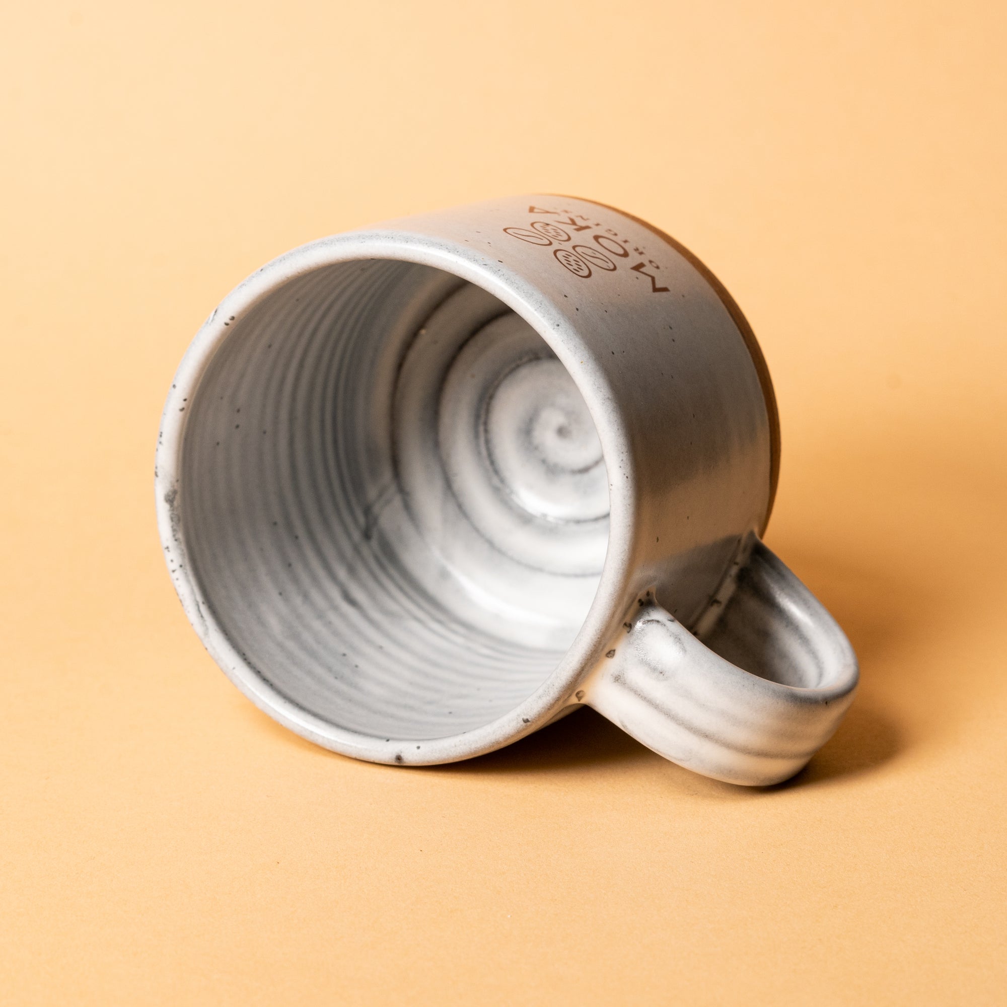 Grey Speckle Handmade Mug