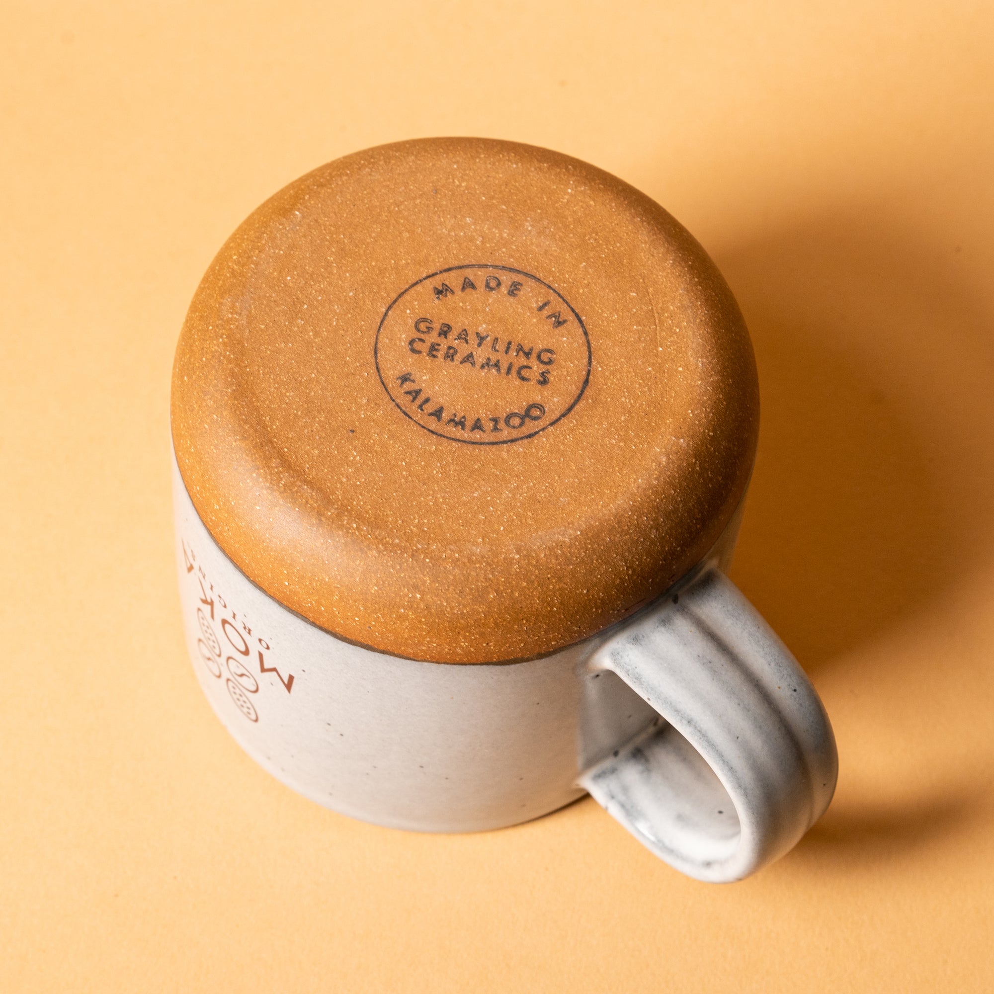 Grey Speckle Handmade Mug