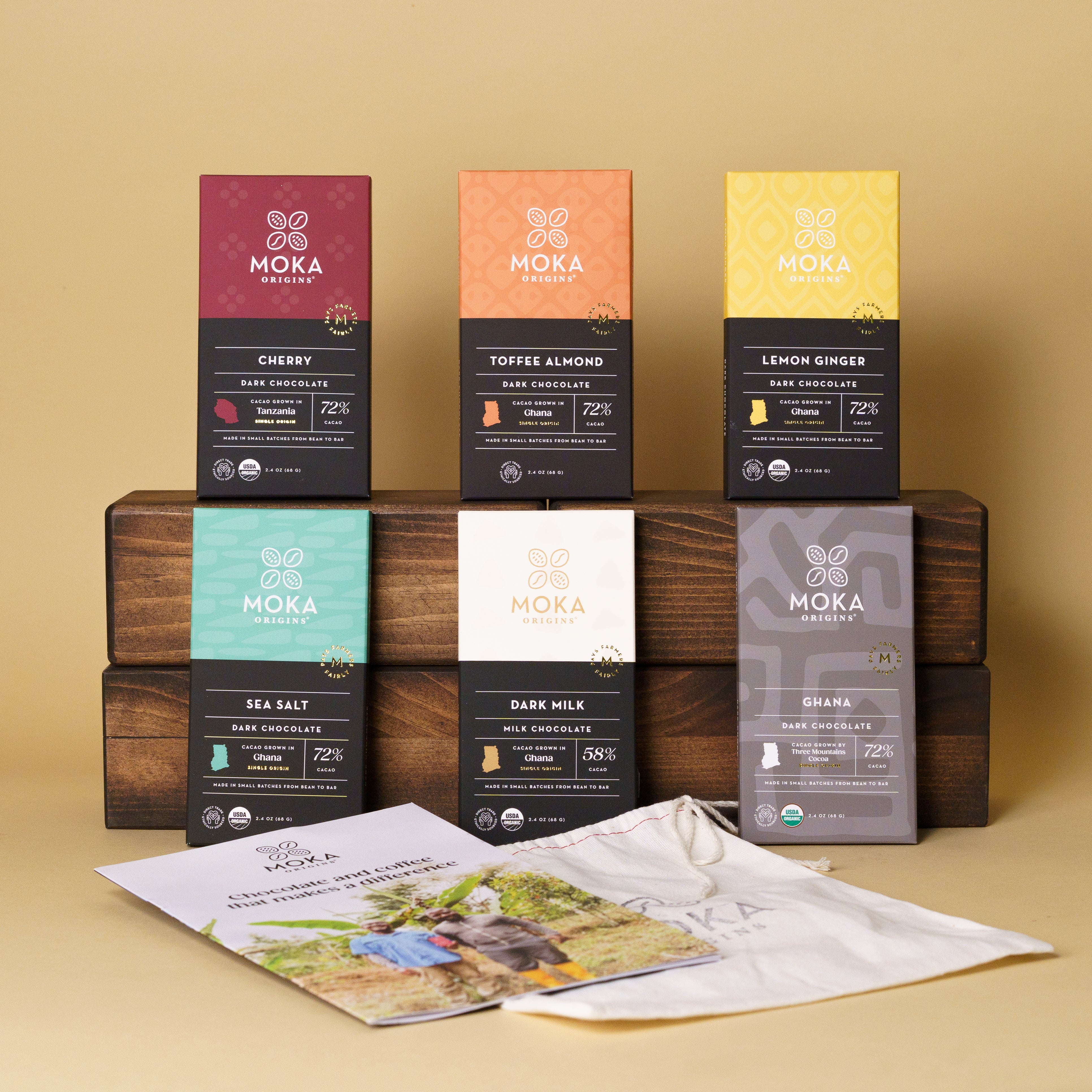 6-Bar Best-Sellers Chocolate Collection – Moka Origins