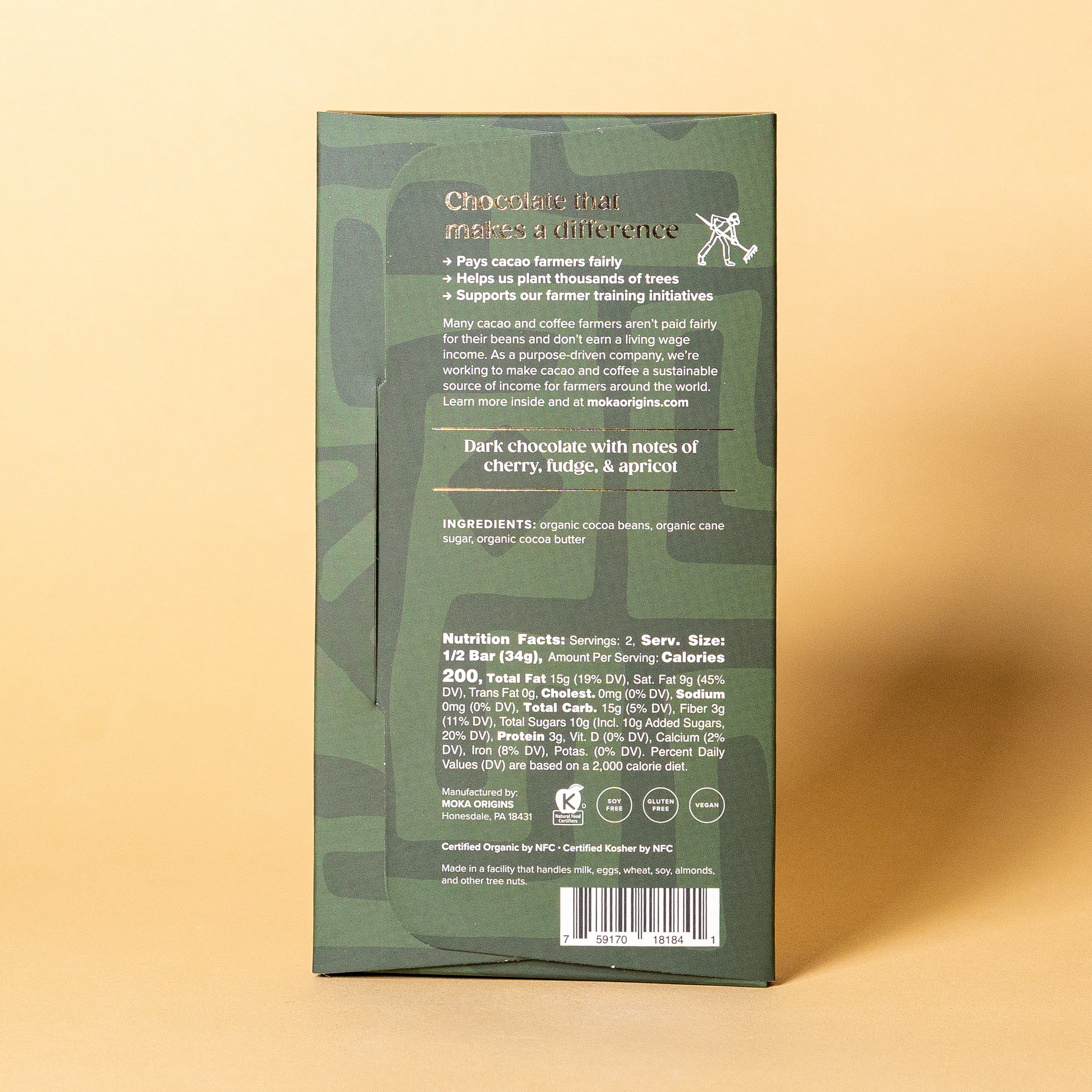 Dominican Republic 72% Dark Chocolate – Moka Origins