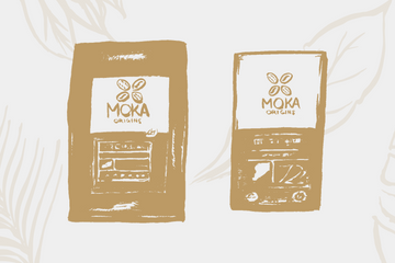 Coffee & Chocolate - 1 Bag & 1 Bar Monthly Moka Box Moka Origins 